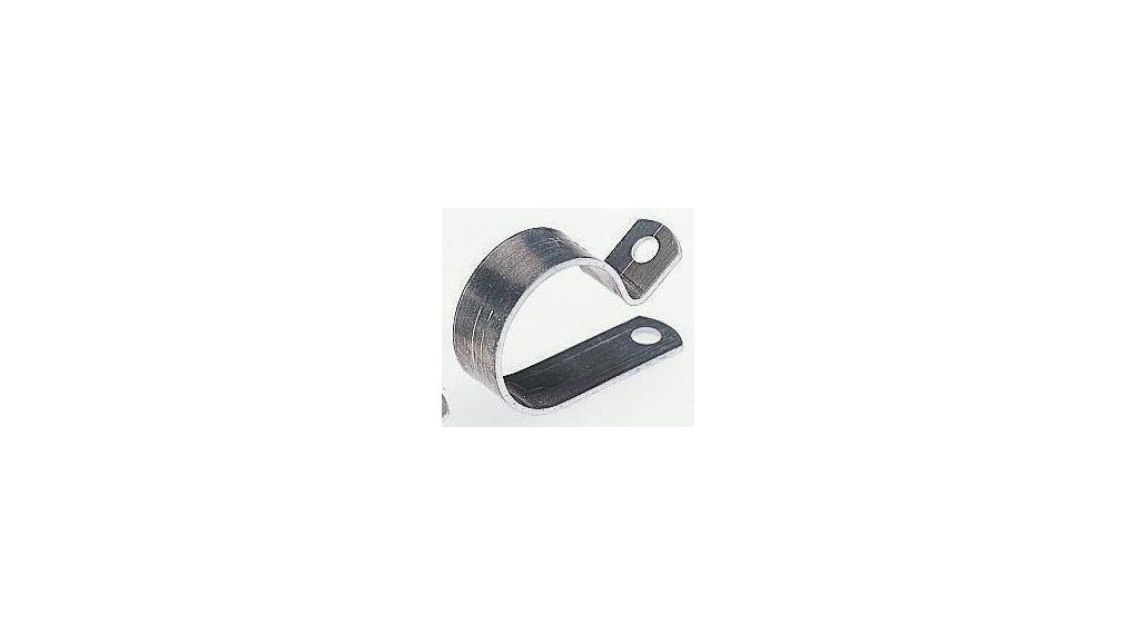 20.6mm Natural, Aluminium P Clip, Pack of 100 pieces